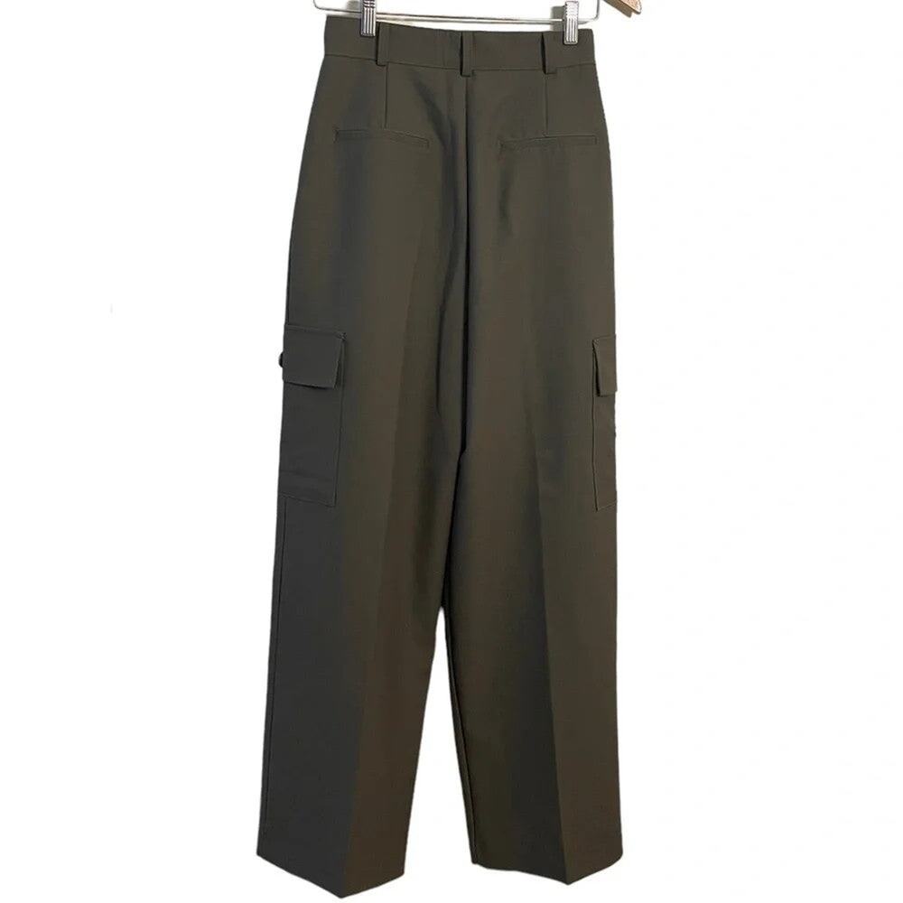 【関税込み】The Frankie Shop カーキ Maesa トラウザーズ Maesa Cargo Pants - Olive | Parallel
